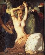 Theodore Chasseriau Esther Preparing to Appear before Ahasuerus Germany oil painting artist